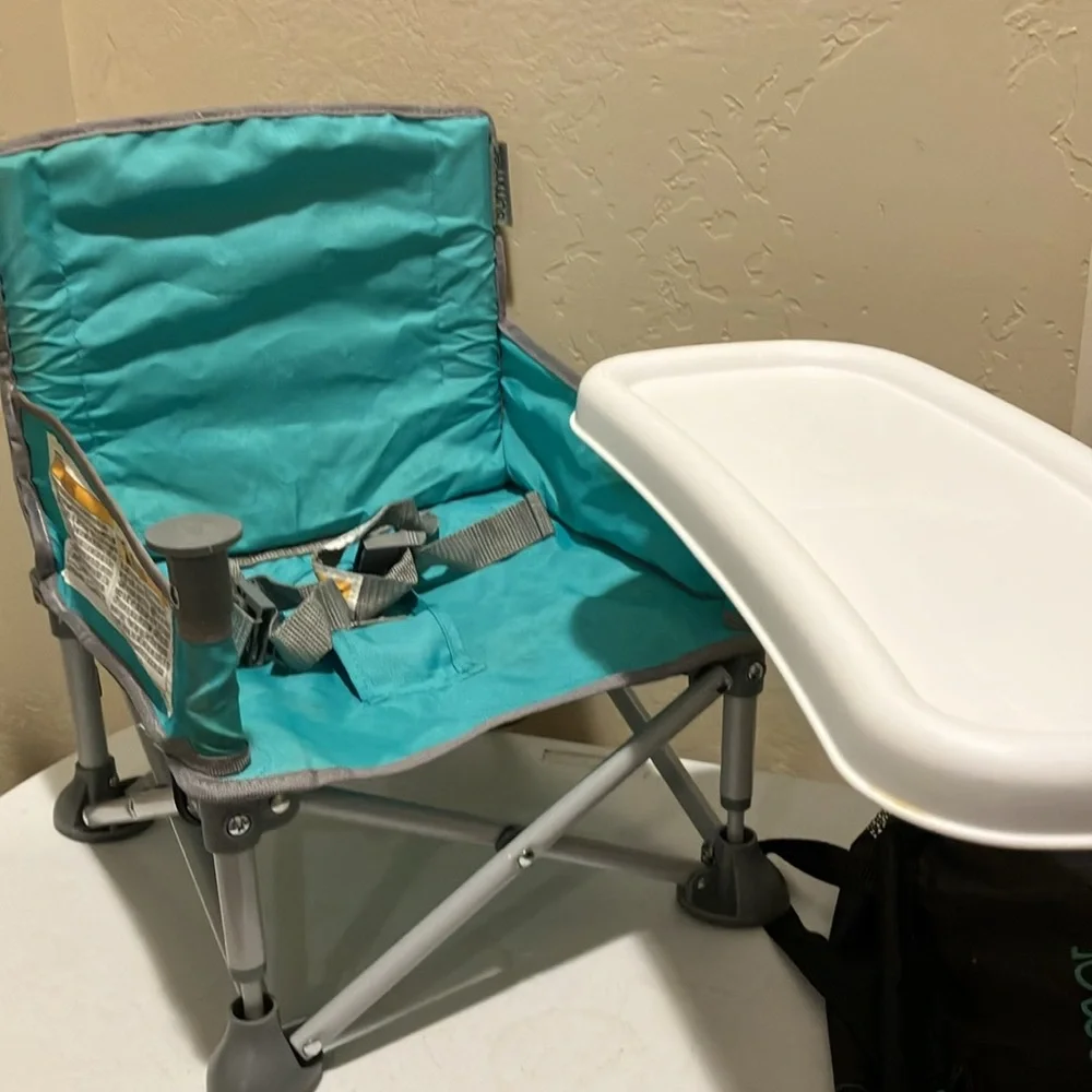 EUC Booster Chair Summer by Ingenuity Removable Tray Collapses Storage Bag - Picture 6 of 8